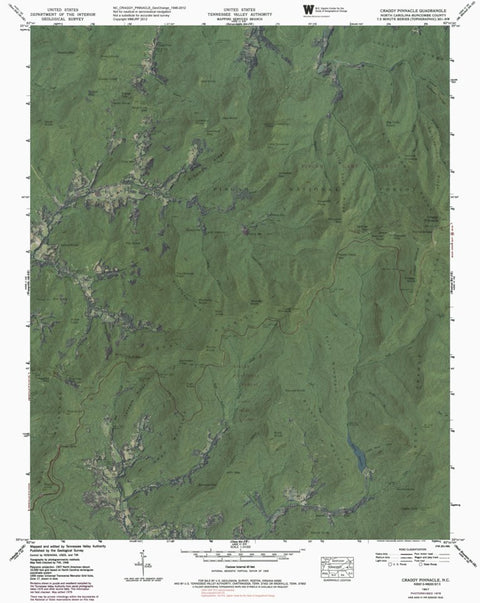 NC-CRAGGY PINNACLE: GeoChange 1946-2012 Preview 1