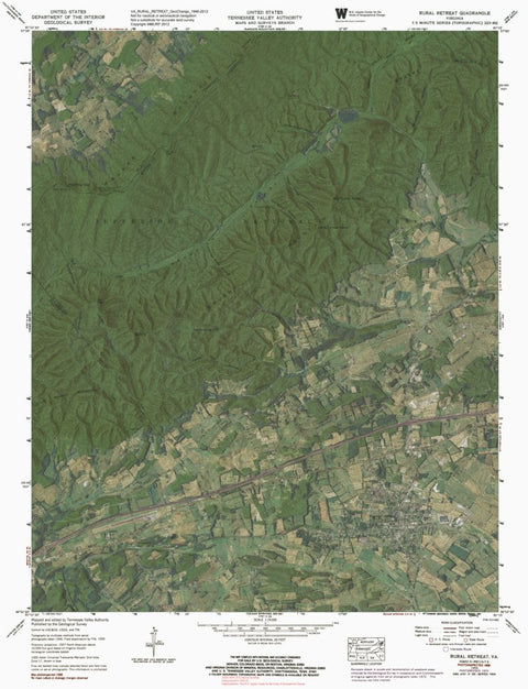 VA-RURAL RETREAT: GeoChange 1946-2012 Preview 1