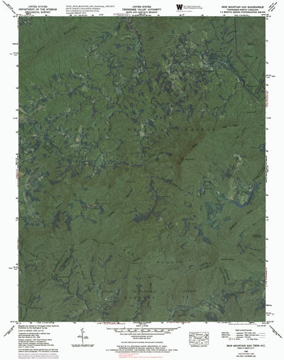 TN-NC-IRON MOUNTAIN GAP: GeoChange 1953-2012 Preview 1