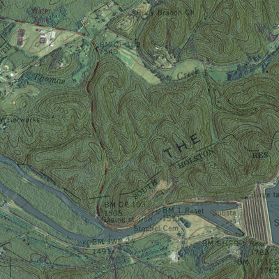 TN-VA-HOLSTON VALLEY: GeoChange 1958-2012 Preview 3