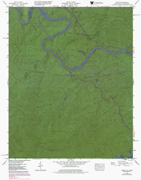 NC-TN-TAPOCO: GeoChange 1940-2012 Preview 1