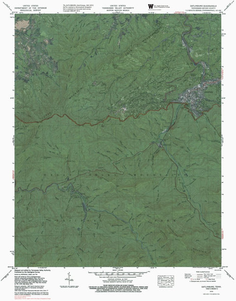TN-GATLINBURG: GeoChange 1941-2012 Preview 1