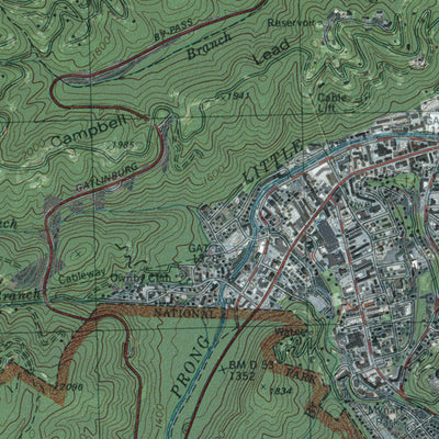 TN-GATLINBURG: GeoChange 1941-2012 Preview 3