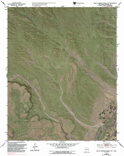 NM-SANTO DOMINGO PUEBLO SW: GeoChange 1951-2011 Preview 1