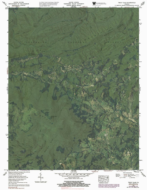 VA-TROUT DALE: GeoChange 1954-2012 Preview 1