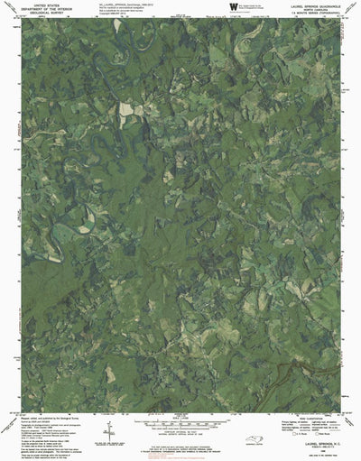 NC-LAUREL SPRINGS: GeoChange 1964-2012 Preview 1