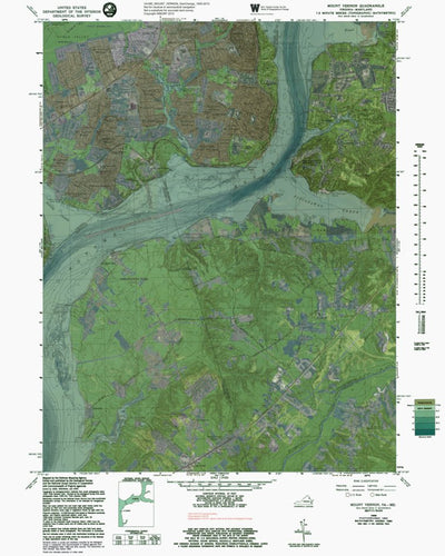VA-MD MOUNT VERNON: GeoChange 1950-2012 Preview 1