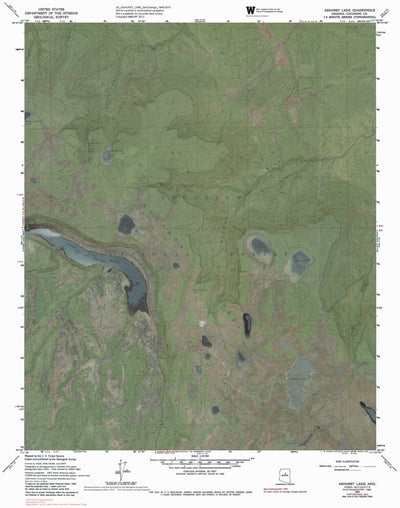 AZ-ASHURST LAKE: GeoChange 1949-2010 Preview 1