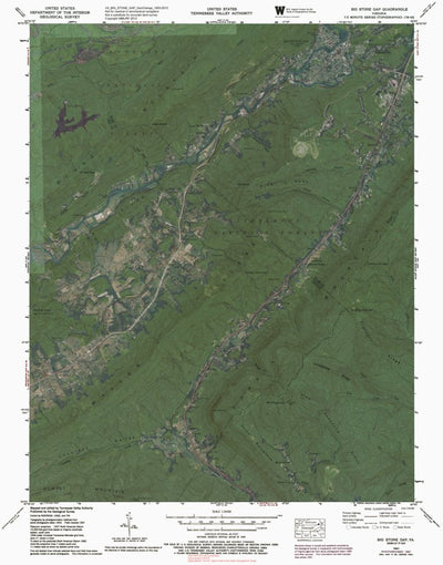 VA-BIG STONE GAP: GeoChange 1953-2012 Preview 1