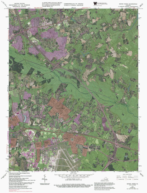 VA-SEVEN PINES: GeoChange 1962-2012 Preview 1