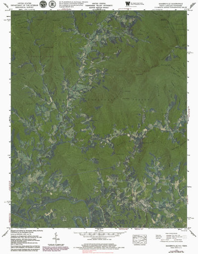 NC-TN-BAKERSVILLE: GeoChange 1954-2012 Preview 1