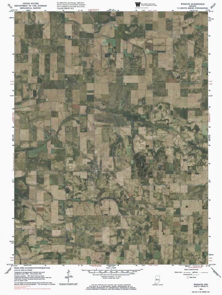 IN-WINGATE: GeoChange 1958-2012 Map by Western Michigan University ...