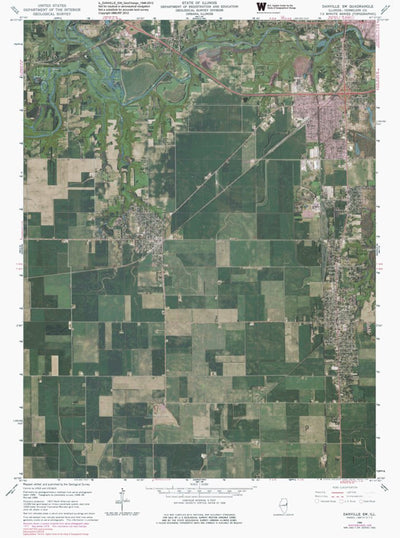 IL-DANVILLE SW: GeoChange 1946-2012 Preview 1
