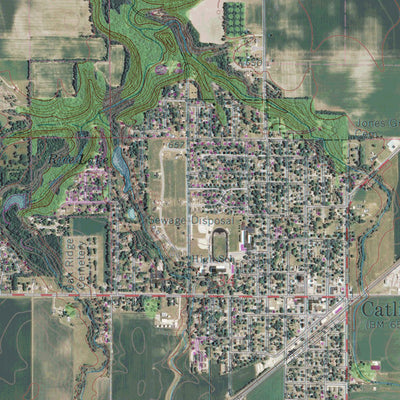 IL-DANVILLE SW: GeoChange 1946-2012 Preview 3
