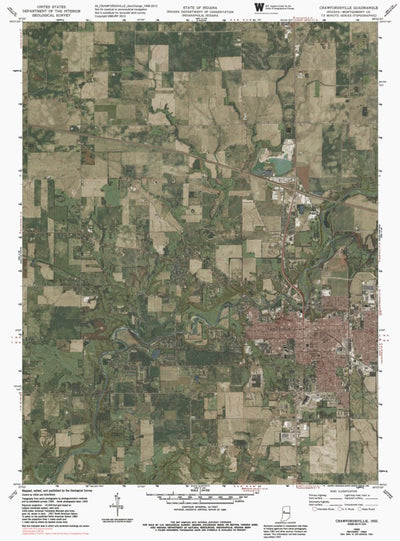 IN-CRAWFORDSVILLE: GeoChange 1956-2012 Preview 1