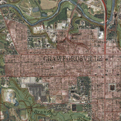 IN-CRAWFORDSVILLE: GeoChange 1956-2012 Preview 3