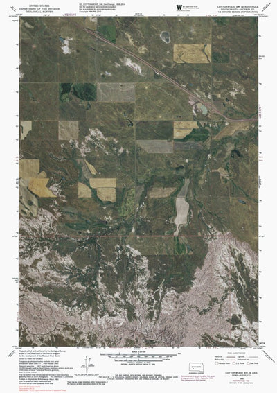 SD-COTTONWOOD SW: GeoChange 1956-2014 Preview 1
