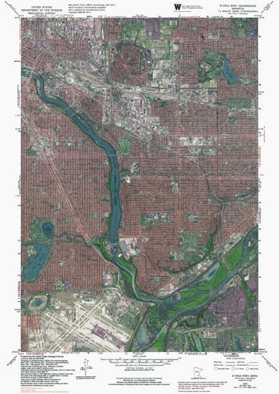MN-SAINT PAUL WEST: GeoChange 1947-2013 Preview 1