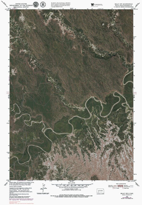 SD-IMLAY SW: GeoChange 1948-2014 Preview 1