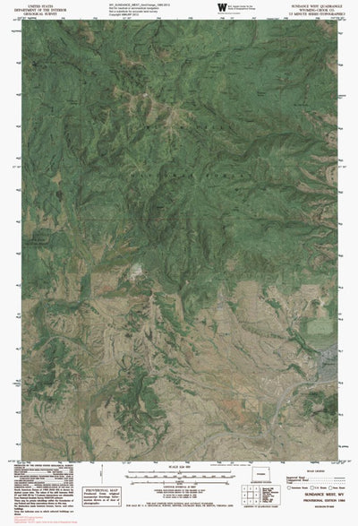 WY-SUNDANCE WEST: GeoChange 1980-2012 Preview 1