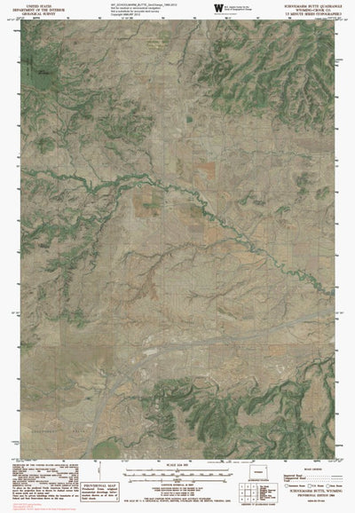 WY-SCHOOLMARM BUTTE: GeoChange 1980-2012 Preview 1