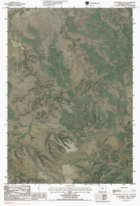 WY-STRAWBERRY HILL: GeoChange 1980-2012 Preview 1