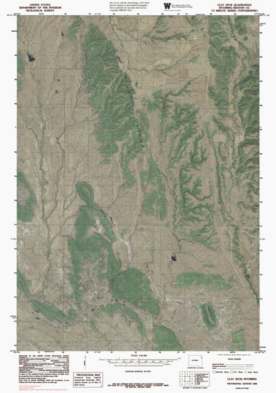 WY-CLAY SPUR: GeoChange 1977-2012 Preview 1