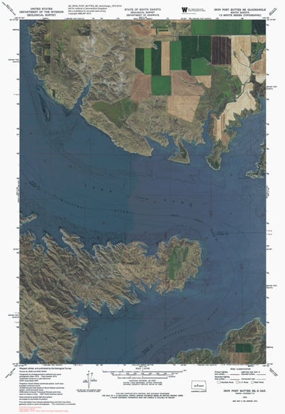 SD-IRON POST BUTTES SE: GeoChange 1973-2014 Preview 1
