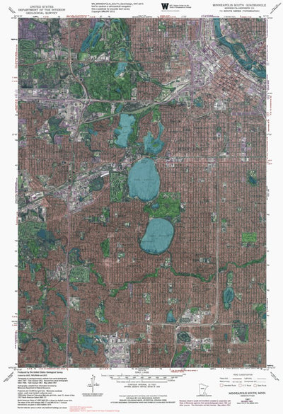 MN-MINNEAPOLIS SOUTH: GeoChange 1947-2013 Preview 1