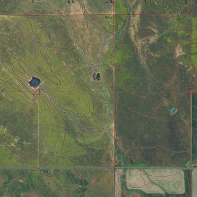 SD-FORT GEORGE BUTTE SW: GeoChange 1965-2014 Preview 2