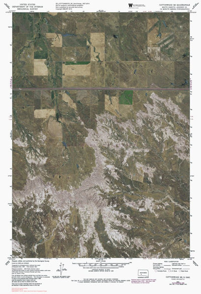 SD-COTTONWOOD SE: GeoChange 1957-2014 Preview 1