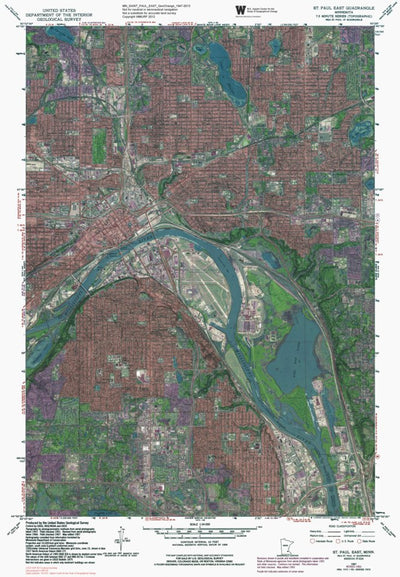 MN-SAINT PAUL EAST: GeoChange 1947-2013 Preview 1
