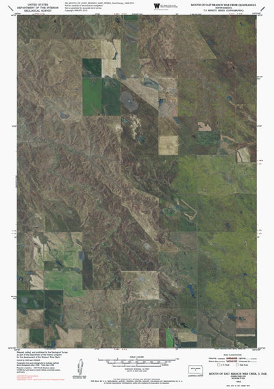 SD-MOUTH OF EAST BRANCH WAR CREEK: GeoChange 1948-2014 Preview 1