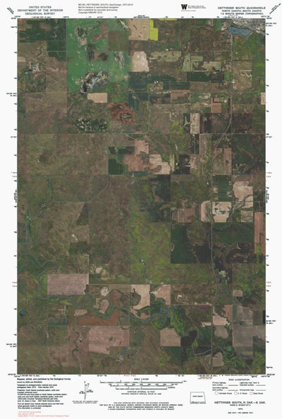 ND-SD-HETTINGER SOUTH: GeoChange 1973-2014 Preview 1