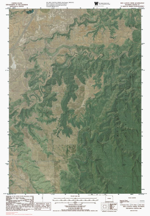 WY-RED CANYON CREEK: GeoChange 1980-2012 Preview 1