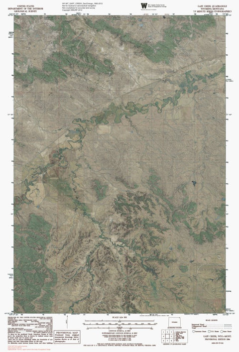 WY-MT-GAFF CREEK: GeoChange 1980-2012 Preview 1