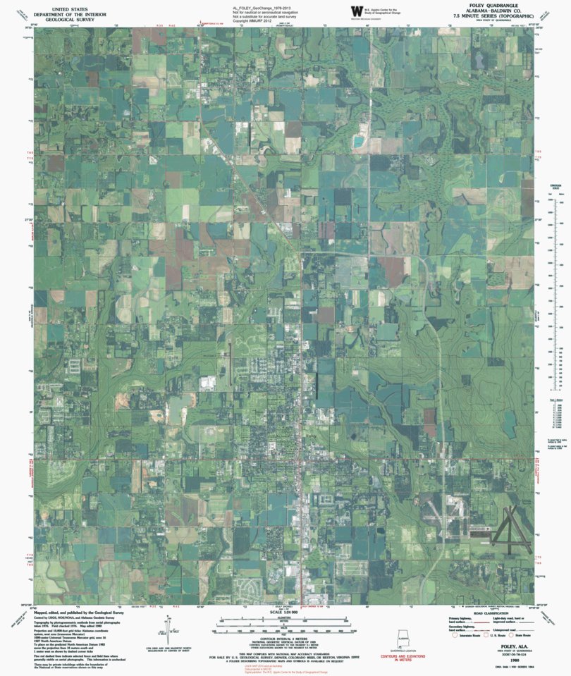 AL-FOLEY: GeoChange 1976-2013 Map by Western Michigan University ...