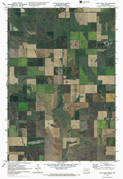 SD-LAKE HURLEY NE: GeoChange 1969-2014 Preview 1