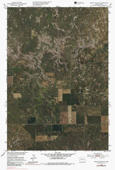 SD-CEDAR CANYON: GeoChange 1948-2014 Preview 1