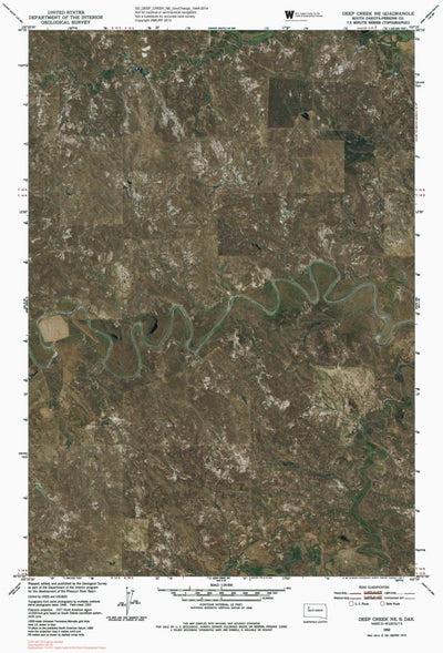 SD-DEEP CREEK NE: GeoChange 1948-2014 Preview 1