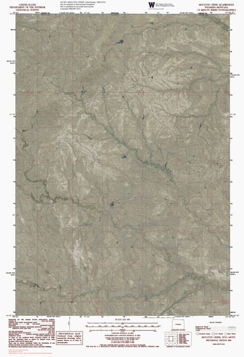 WY-MT-MOULTON CREEK: GeoChange 1980-2012 Preview 1
