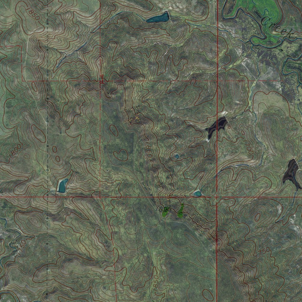 SD-HERREID SW: GeoChange 1964-2014 Map by Western Michigan University ...