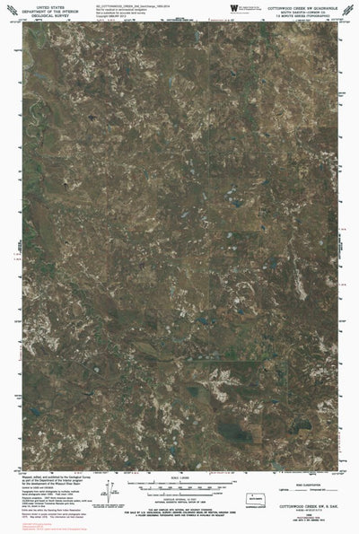 SD-COTTONWOOD CREEK SW: GeoChange 1950-2014 Preview 1