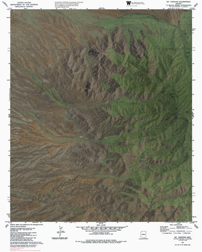 AZ-MOUNT HOPKINS: GeoChange 1975-2015 Preview 1