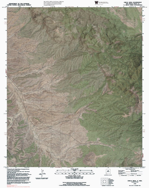 NM-CIRCLE MESA: GeoChange 1988-2014 Preview 1