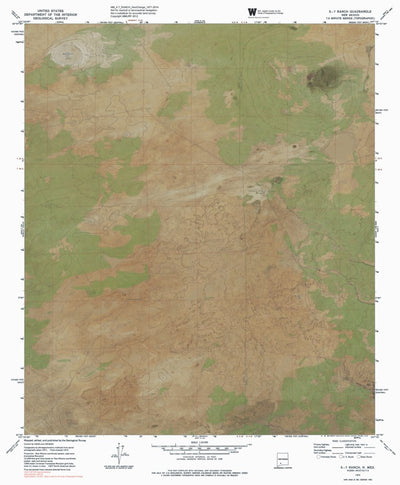 NM-X-7 RANCH: GeoChange 1971-2014 Preview 1