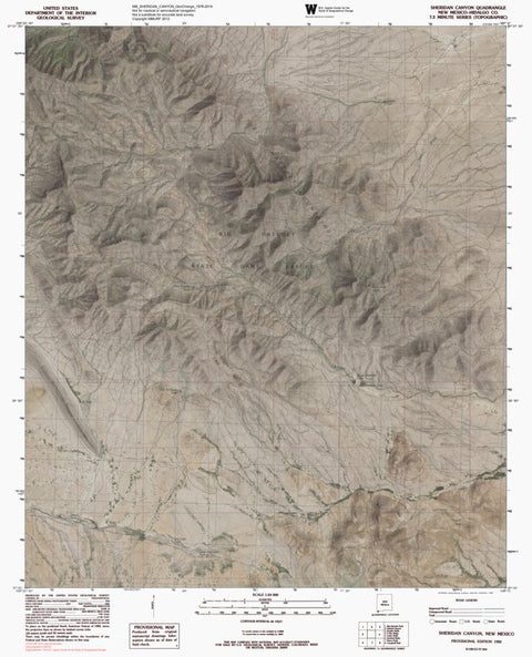 NM-SHERIDAN CANYON: GeoChange 1976-2014 Preview 1