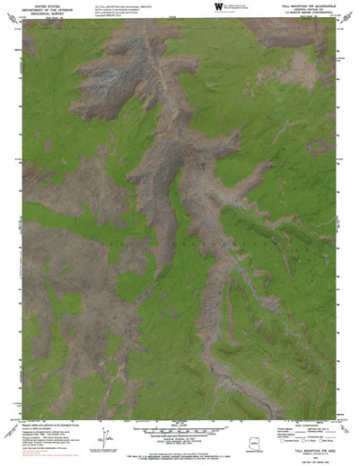 AZ-TALL MOUNTAIN NW: GeoChange 1968-2012 Preview 1