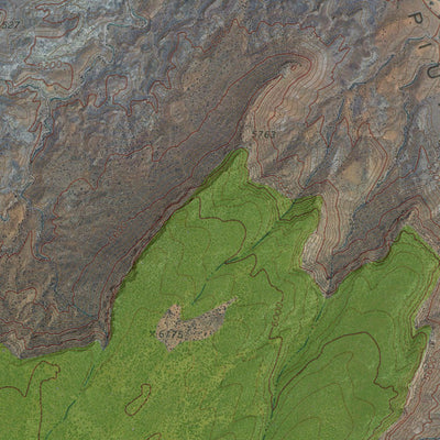 AZ-TALL MOUNTAIN NW: GeoChange 1968-2012 Preview 3