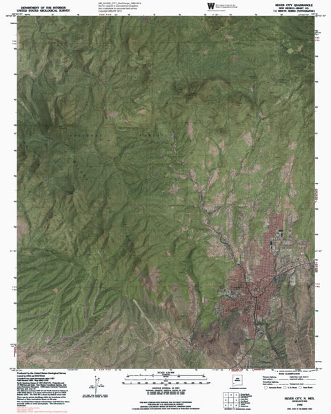 NM-SILVER CITY: GeoChange 1989-2014 Preview 1